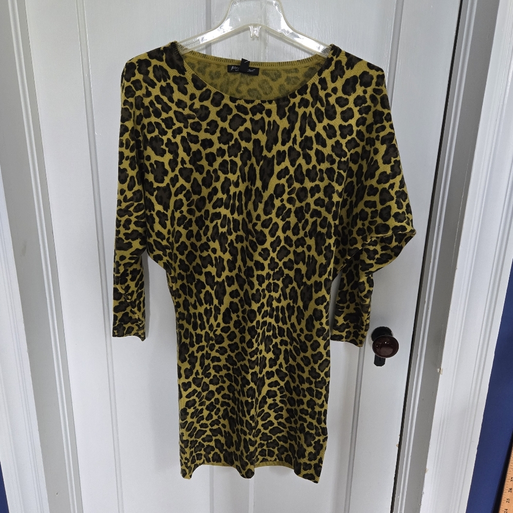 BNWTS  Betsey Johnson cheetah dress